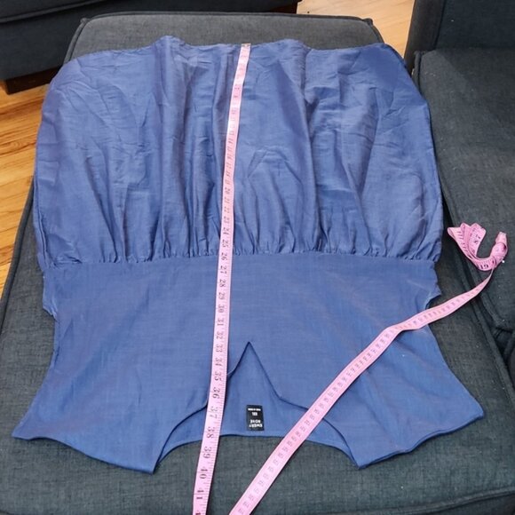 Navy Blue Sleeveless Oversized Shift Dress SzXXL - Picture 6 of 6